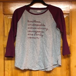 Support Women baseball tee